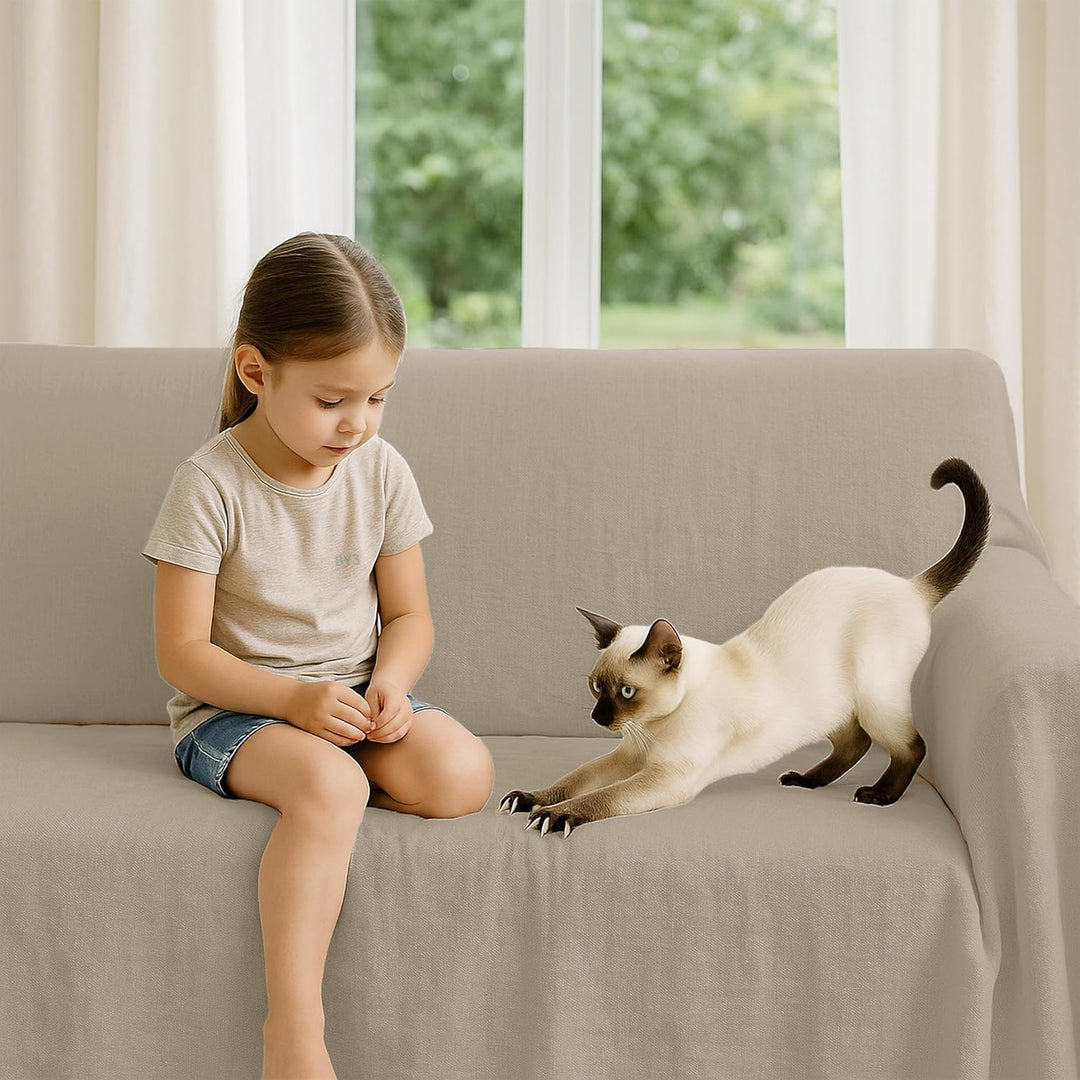 Byour3 - Bettüberwurf Bio-Baumwolle Gemischte Doppelbett Einzelbett Queen Size Bettdecke Sommer Früh