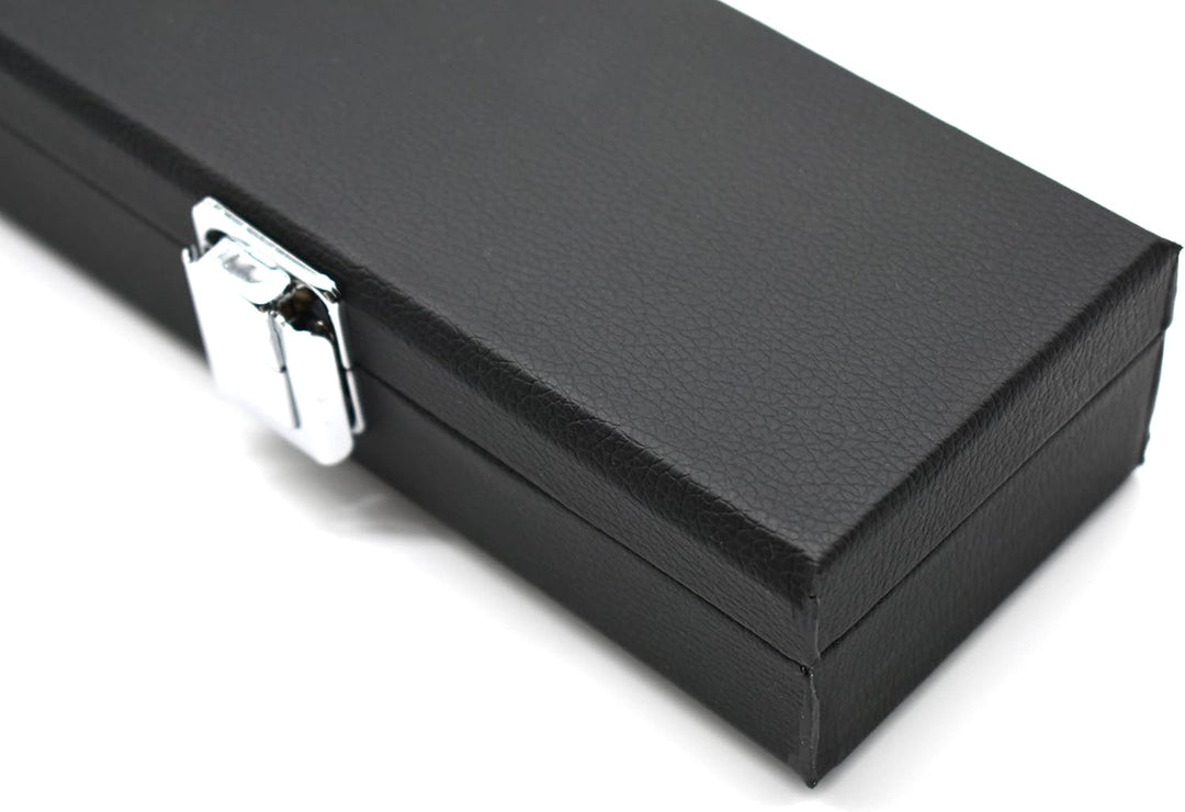 Billard Cue Queue Kö Tasche Koffer Köcher Queuekoffer Elegant 1/1 Pool 85 cm, Schwarz