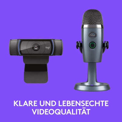 Logitech C920 HD Pro und Blue Microphones Yeti Nano – Die perfekte Lösung für beeindruckende Videoge