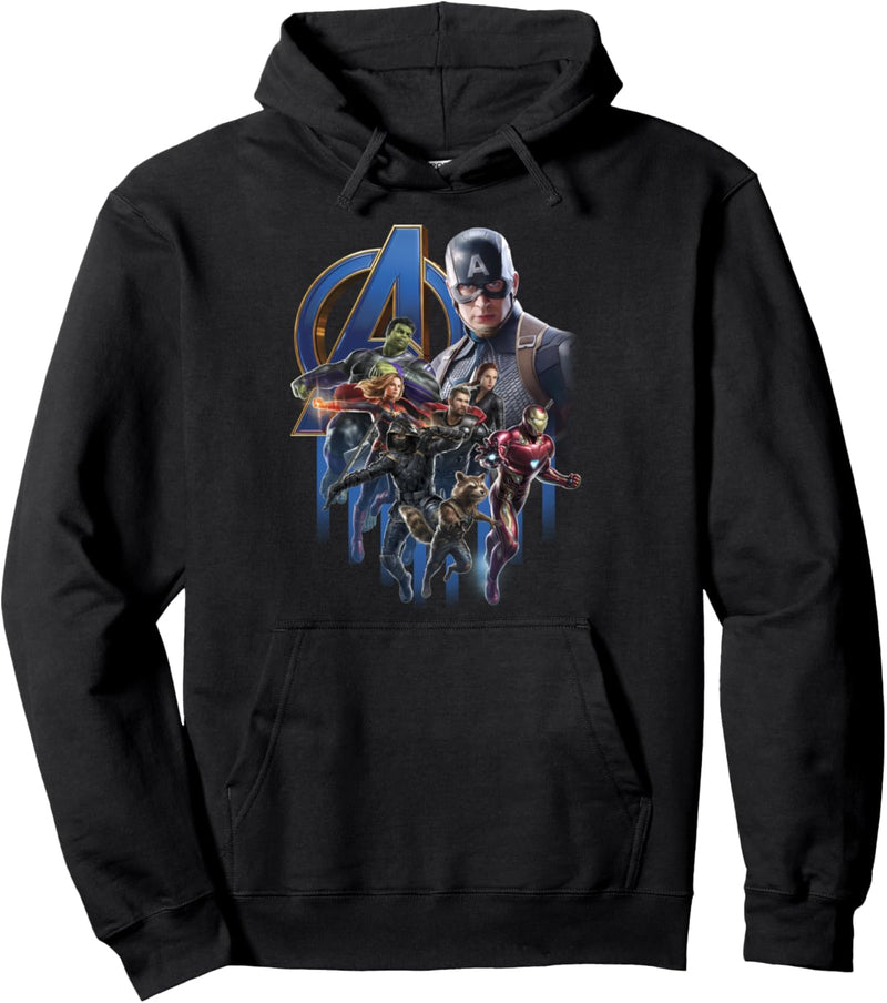 Marvel Avengers: Endgame Group Logo Portrait Pullover Hoodie