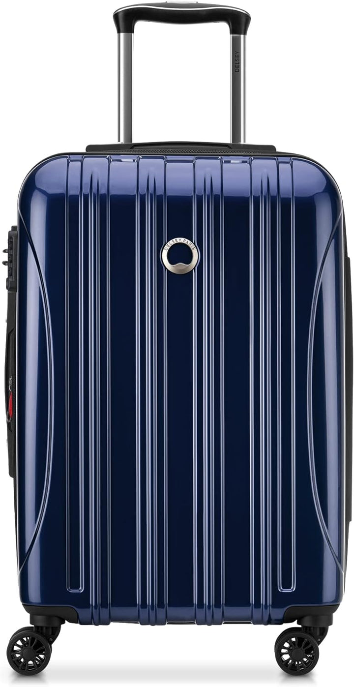 DELSEY PARIS - HELIUM AERO - Starrer Kabinenkoffer - 55x35x24 cm - S - Metallic-Blau S Blau Metallic