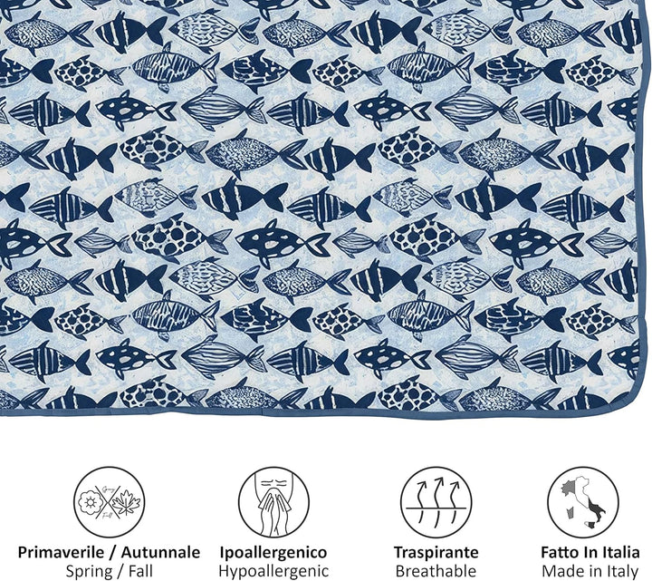 CosìCasa Tagesdecke Bettüberwurf Doppelbett - Quilt Überwurf Tagesdecke - Weich und Maschinenwaschba