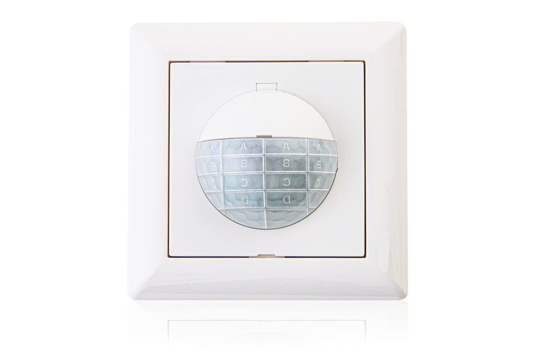 HUBER Motion 15R PIR Bewegungsmelder 190° für Innen I Unterputz Bewegungsmelder - Motion Sensor mit