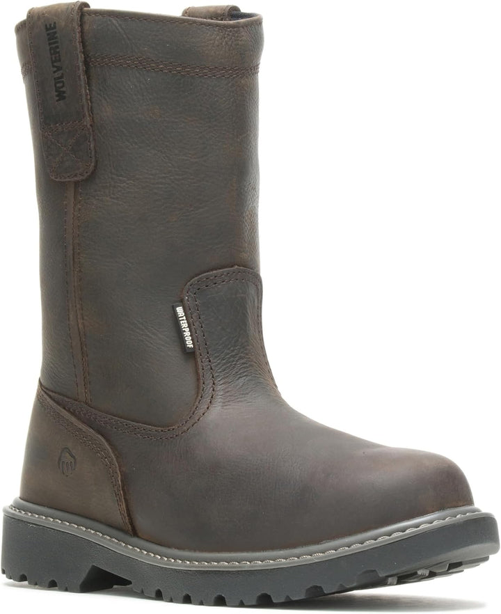 WOLVERINE Herren Floorhand Welly Wp-Dk Brown Gummistiefel, Dunkelbraun