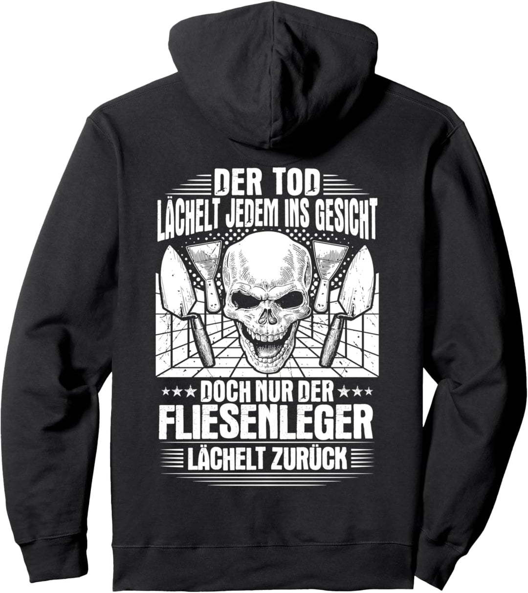 Lächeln Fliesenleger Pullover Hoodie