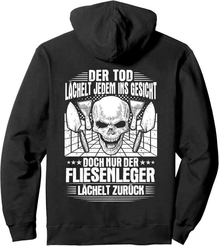 Lächeln Fliesenleger Pullover Hoodie