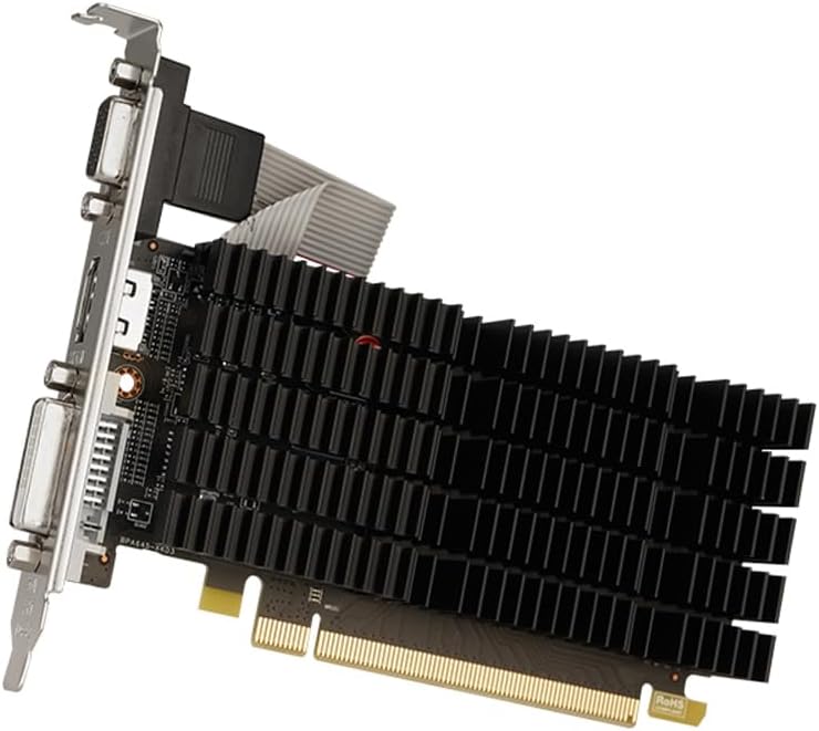 maxsun AMD R5 230 Computer Grafikkarte, 2G GDDR3, HDMI VGA DVI Grafikkarte ITX SFF Low Profile Ready