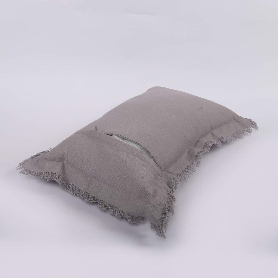Strandgut07 Kissen mit Reissverschluss, 50 x 30 cm, Grau 50 x 30 cm Grau, 50 x 30 cm Grau