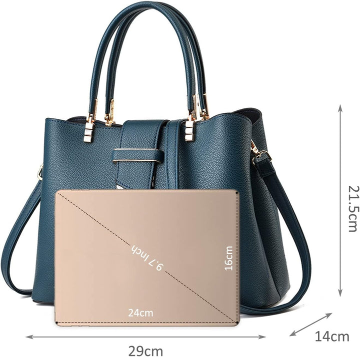 NICOLE & DORIS Frauen Tasche Designer Damen Handtasche Stilvolle Schultertasche Henkeltasche Mittelg