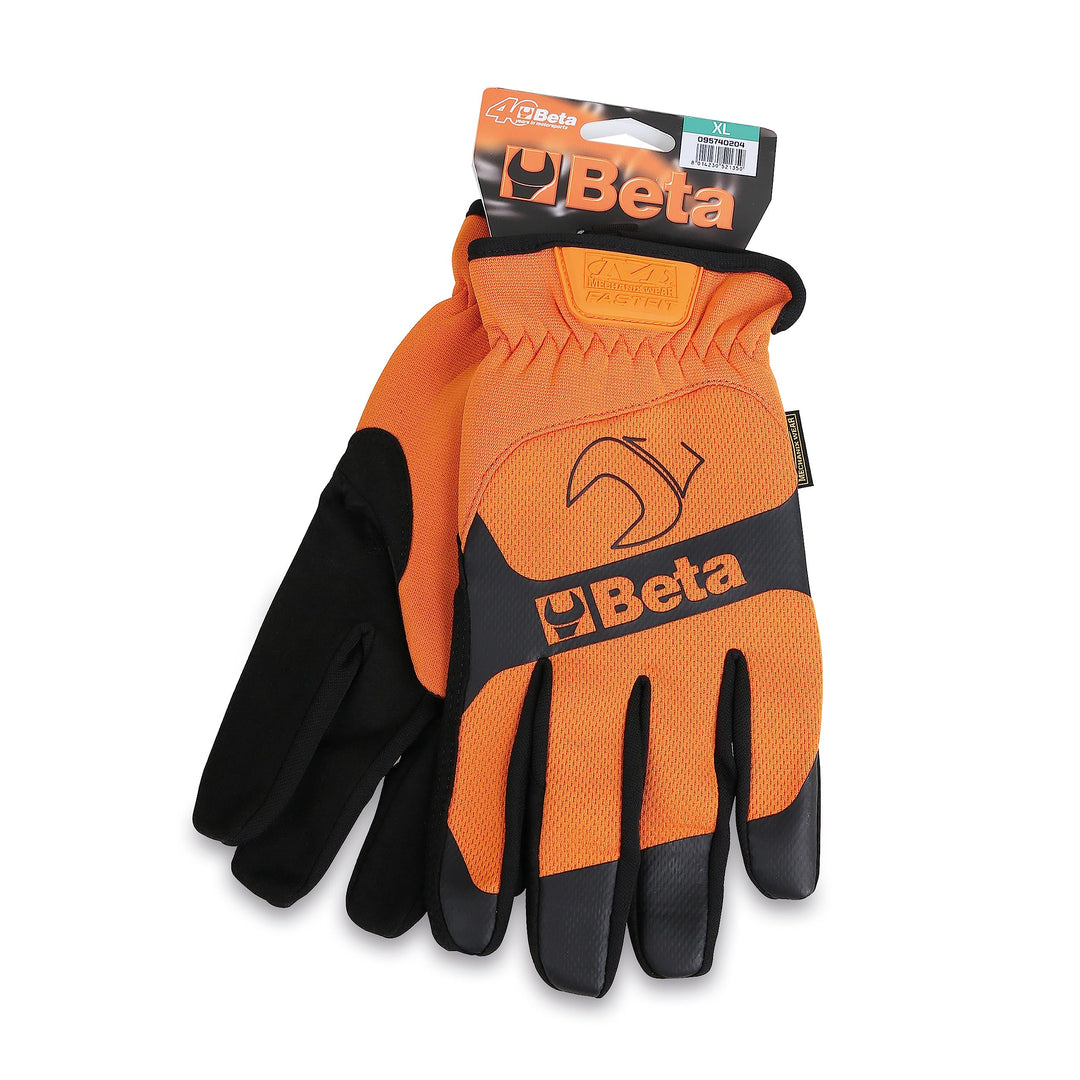 Beta 9574O Arbeitshandschuhe (robuste Schutzhandschuhe, mit Stretch-Manschette, Synthetikleder, Werk