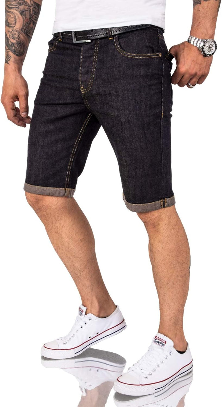 Rock Creek Herren Shorts Jeansshorts Denim M50 29W Dunkelblau - Rc-2206, 29W Dunkelblau - Rc-2206
