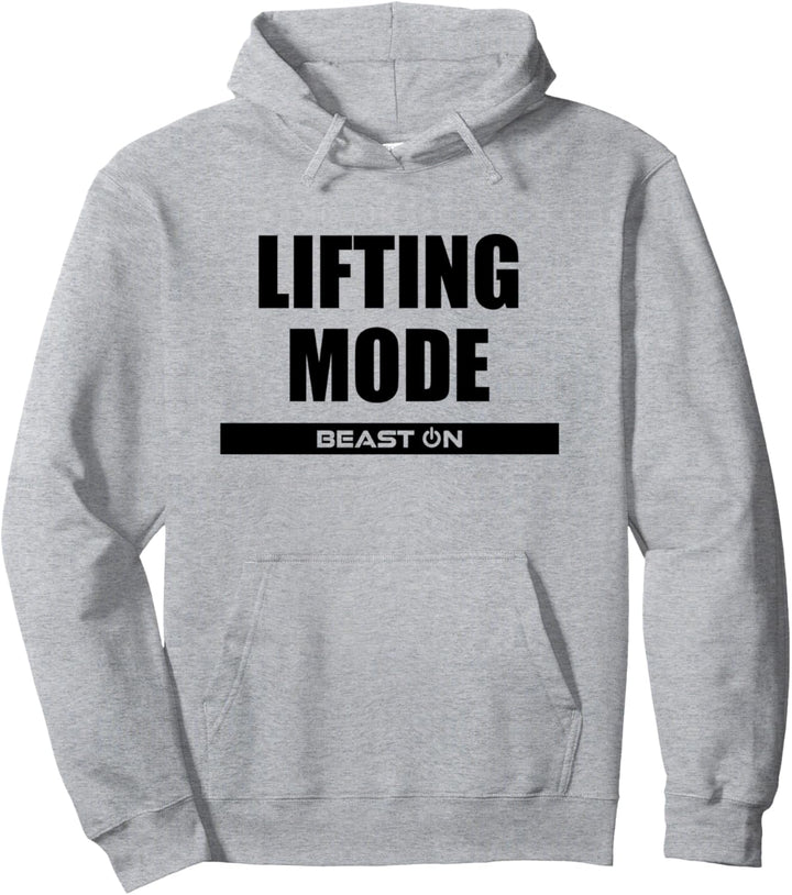 Lifting Mode Fitness Workout Gym Bodybuilding Motivation Pullover Hoodie
