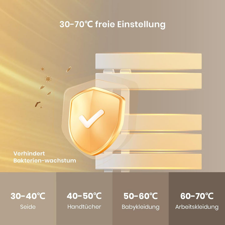EMKE Elektrischer Badheizkörper Handtuchhalter 1000 x 500 mm, Handtuchheizkörper Elektrisch Energie