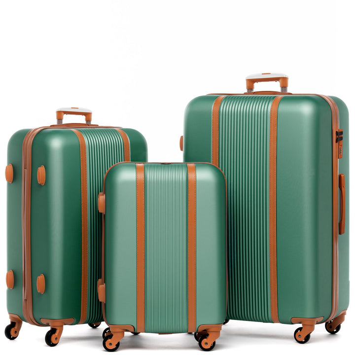 FERGÉ Kofferset 3 teilig Hartschale Milano Reisekoffer Trolley-Set (Handgepäck, L, XL) 3er Set Harts