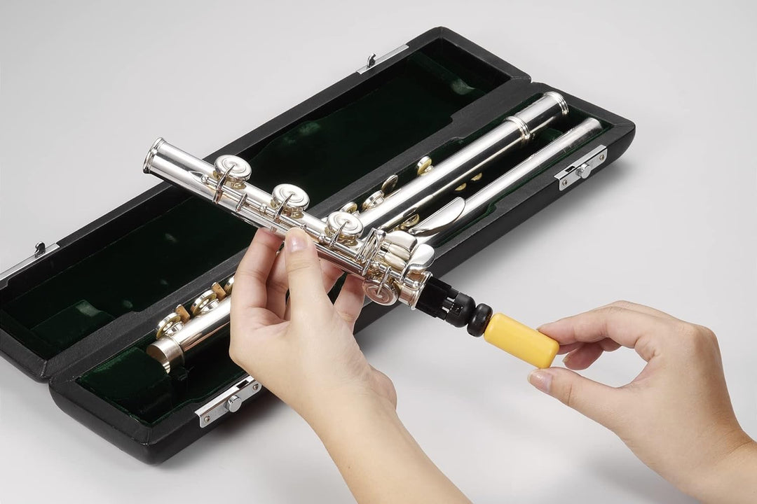 Hercules DS461B In-Foot Joint Flute Stand 6.5 Inch, 6.5 Inch