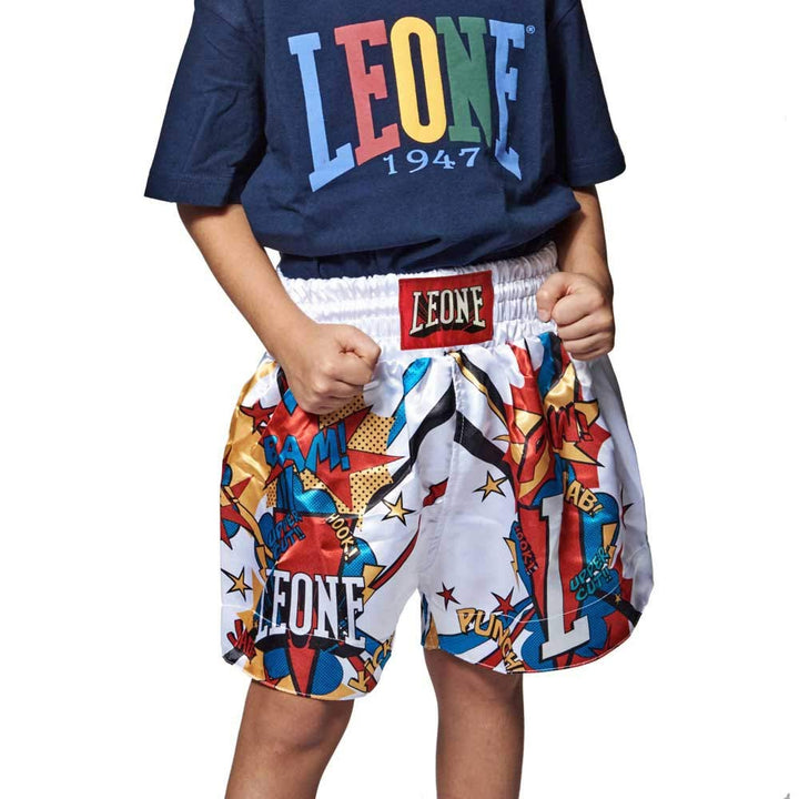 LEONE 1947, Thai Jr Hero Shorts, Unisex-Kind, Weib, XL, ABJ02