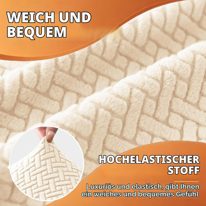 Wohnmobil Sitzbezüge, 2 Stück (1 Set) Stretch Wohnwagen Sofa-Sitzkissenbezug Jacquard RV-Sofabezug C