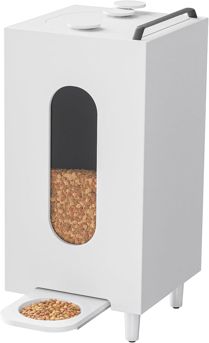 Trockenfutterspender 20L für Katzen Hunde Futterspender Futterautomat mit Schale Tiere 60 x 30 x 30