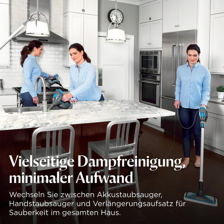 BISSELL PowerFresh Slim Steam, 3-in-1-Dampfreiniger, Dampfreiniger für die Bodenreinigung in einen t