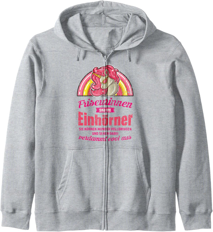 Lustiges Friseurin Geschenk Sprüche Frisöse Frisörin Kapuzenjacke
