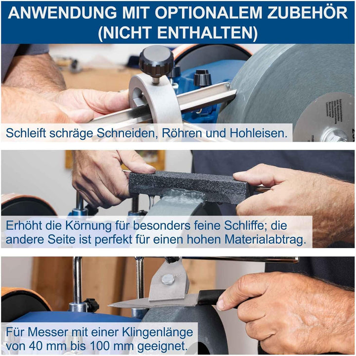 Scheppach Nass-Schleifsystem TIGER5000S Nass-Schleifmaschine | 150W Induktionsmotor, Schleifstein au