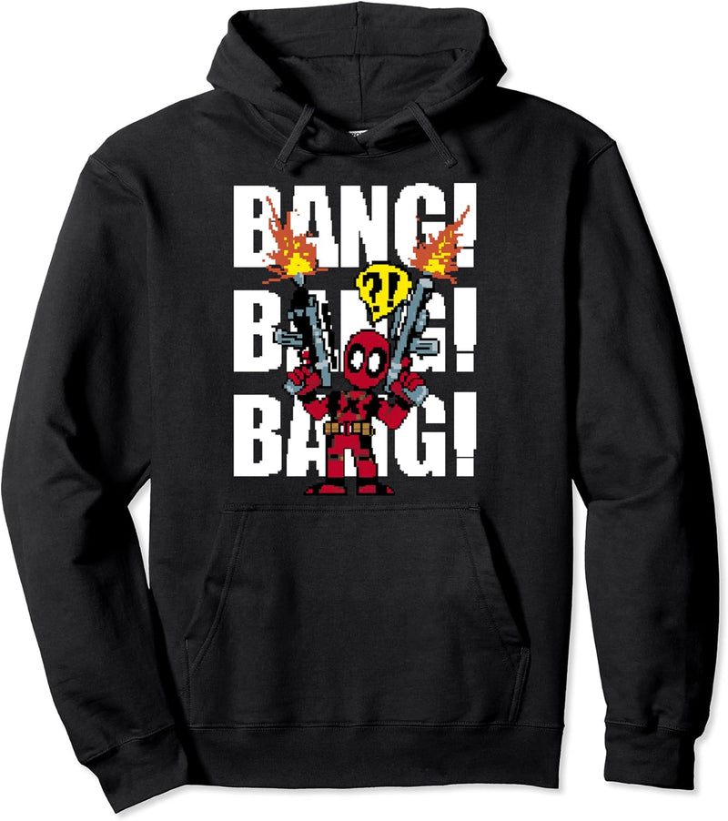 Marvel Deadpool Bang Bang Pullover Hoodie