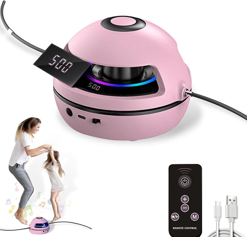 Elektronische Springseil, Smart Jump Rope Machine mit Fernbedienung, Bluetooth Springseilmaschine, E