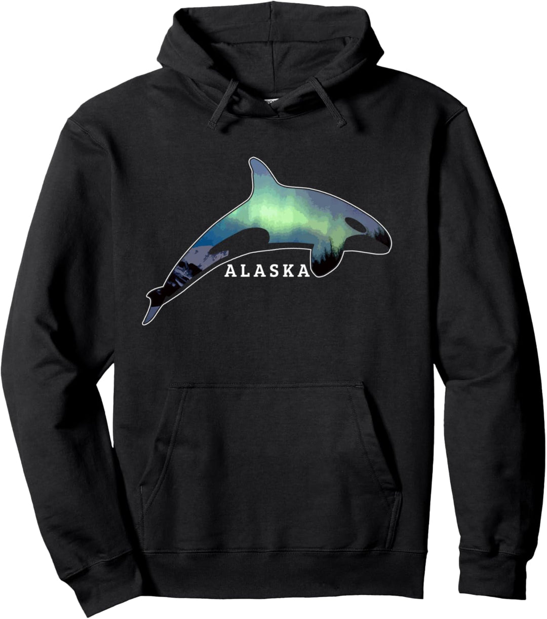 Alaska Orka Wal USA Souvenir Pullover Hoodie