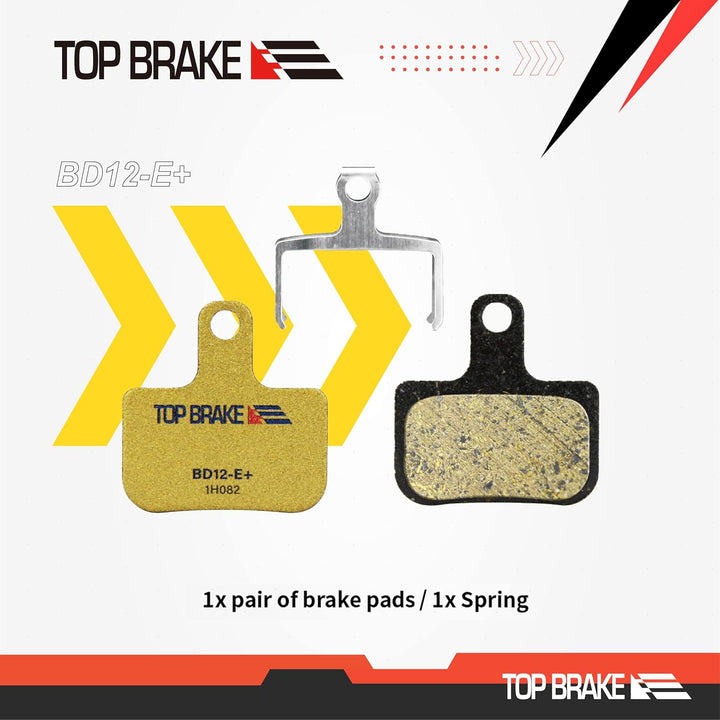 Top Brake BD12-E+ Bremsbeläge für SRAM Level Ultimate/Red/AXS Force Road und XC MTB-Bremsensatz