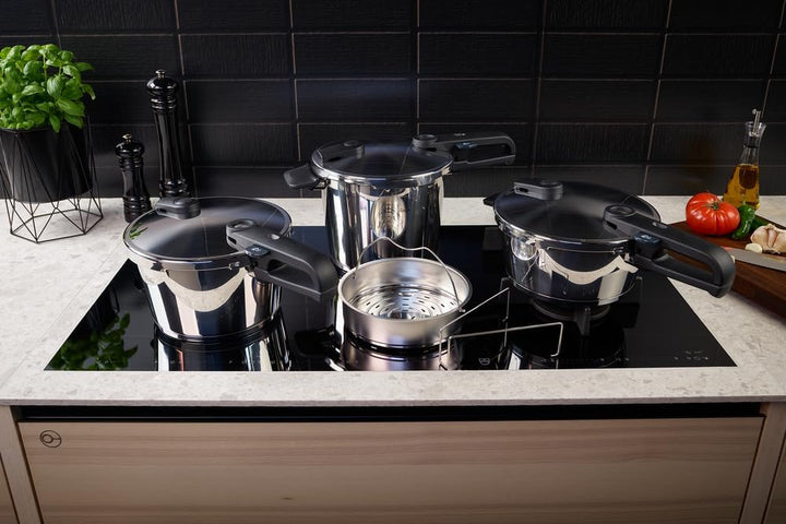 Fissler Vitaquick Edition/Schnellkochtopf (6 L, Ø 22 cm) Edelstahl-Dampfkochtopf, 2-Garstufen, inkl.