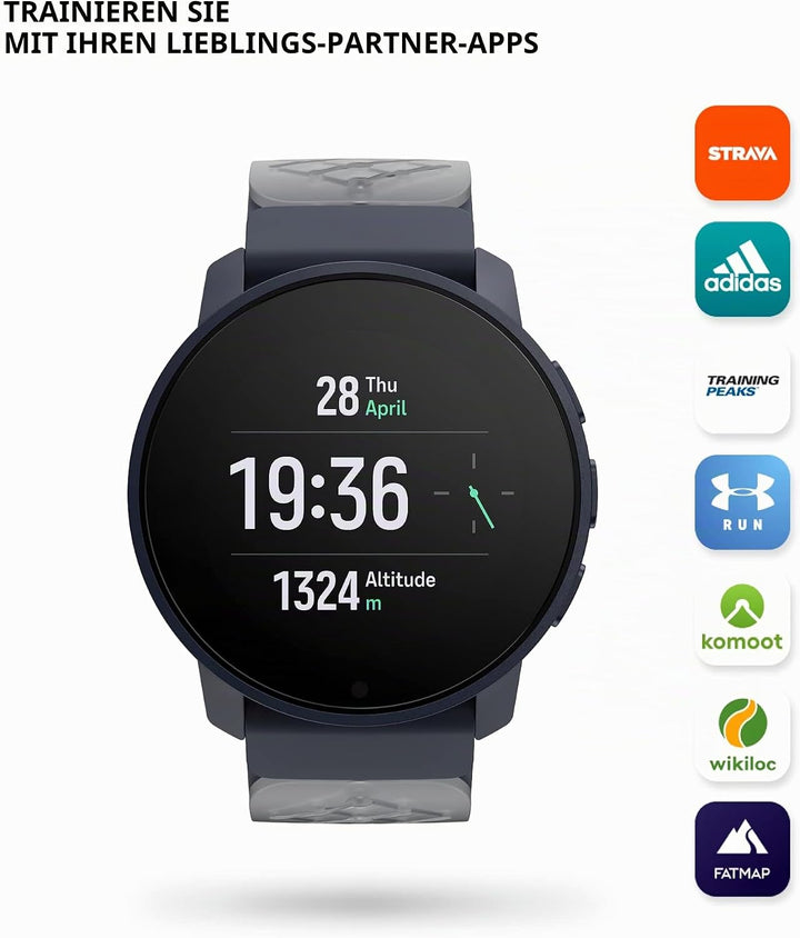 SUUNTO 9 Peak Multisport Uhr - Robust Outdoor Smartwatch, Saphirglas Bildschirm &amp; 100m Wasserdicht,