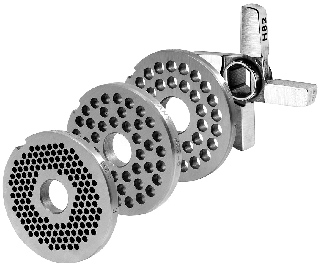 H82 Lochscheibensatz 3MM + 6MM + 8MM Bohrung + 1 Kreuzmesser Werkzeugstahl