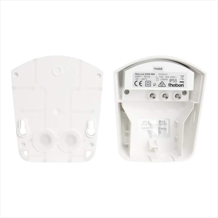 Theben 1010510 theLuxa S360 WH - Bewegungsmelder (PIR) - Automatische Beleuchtungssteuerung - Impuls