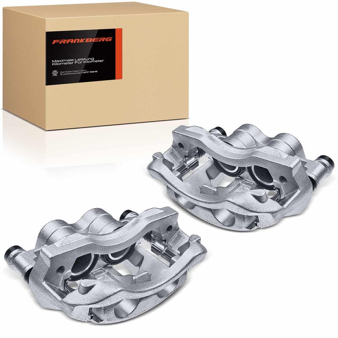 Frankberg 2x Bremssattel Bremszange mit Halter Hinten Links Rechts Kompatibel mit Daily VI Pritsche/
