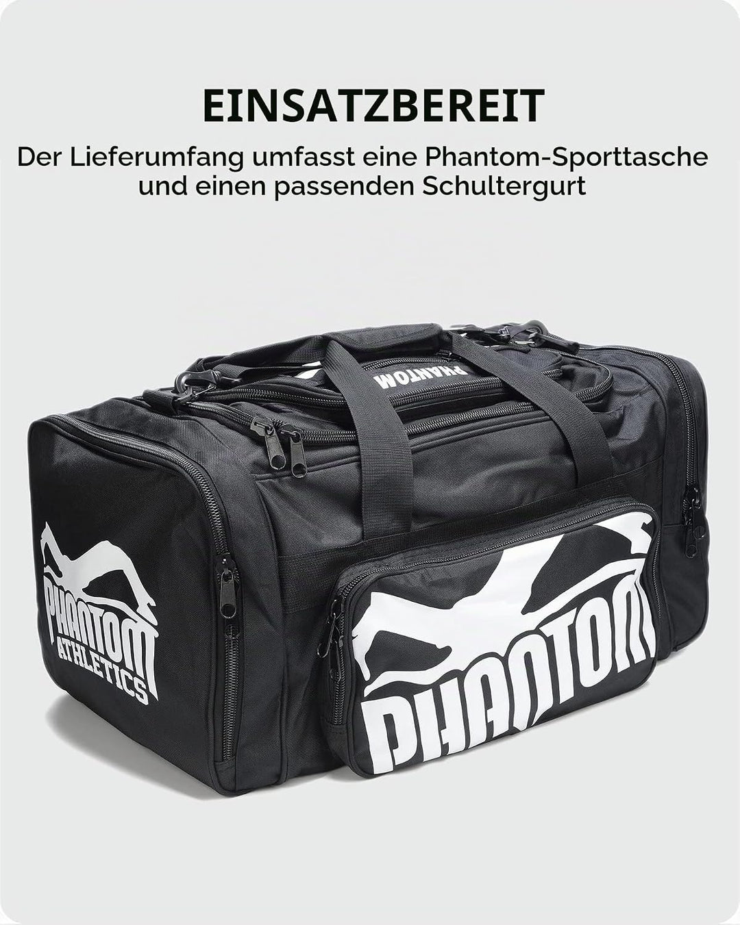 Phantom Sporttasche Tactic | Sport Gym-Bag Fitness Training | Tactic Modell 80L, Tactic