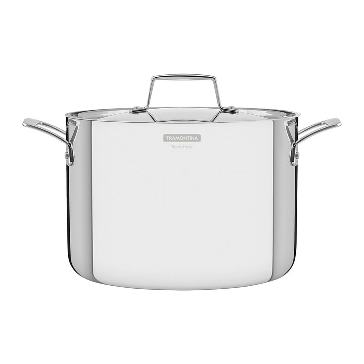 Tramontina GRANO Gemüsetopf, ø 24cm 7,7 Liter, Edelstahl, Induktion, ofenfest Gemüsetopf Ø24 cm, Gem