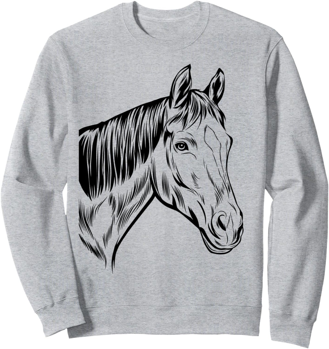 PFERDE Mädchen Damen | Reiterin Reiten PFERDE Sweatshirt