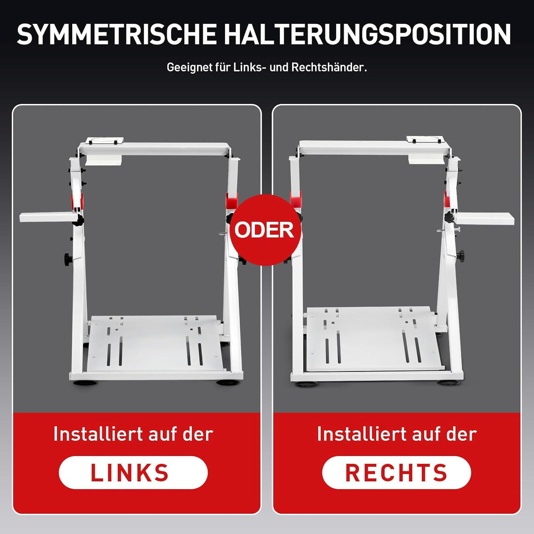 GTPLAYER Lenkradständer für Lenkrad Gaming Wheel Stand Racing Lenkradständer mit V1 V2 Schalthebelha