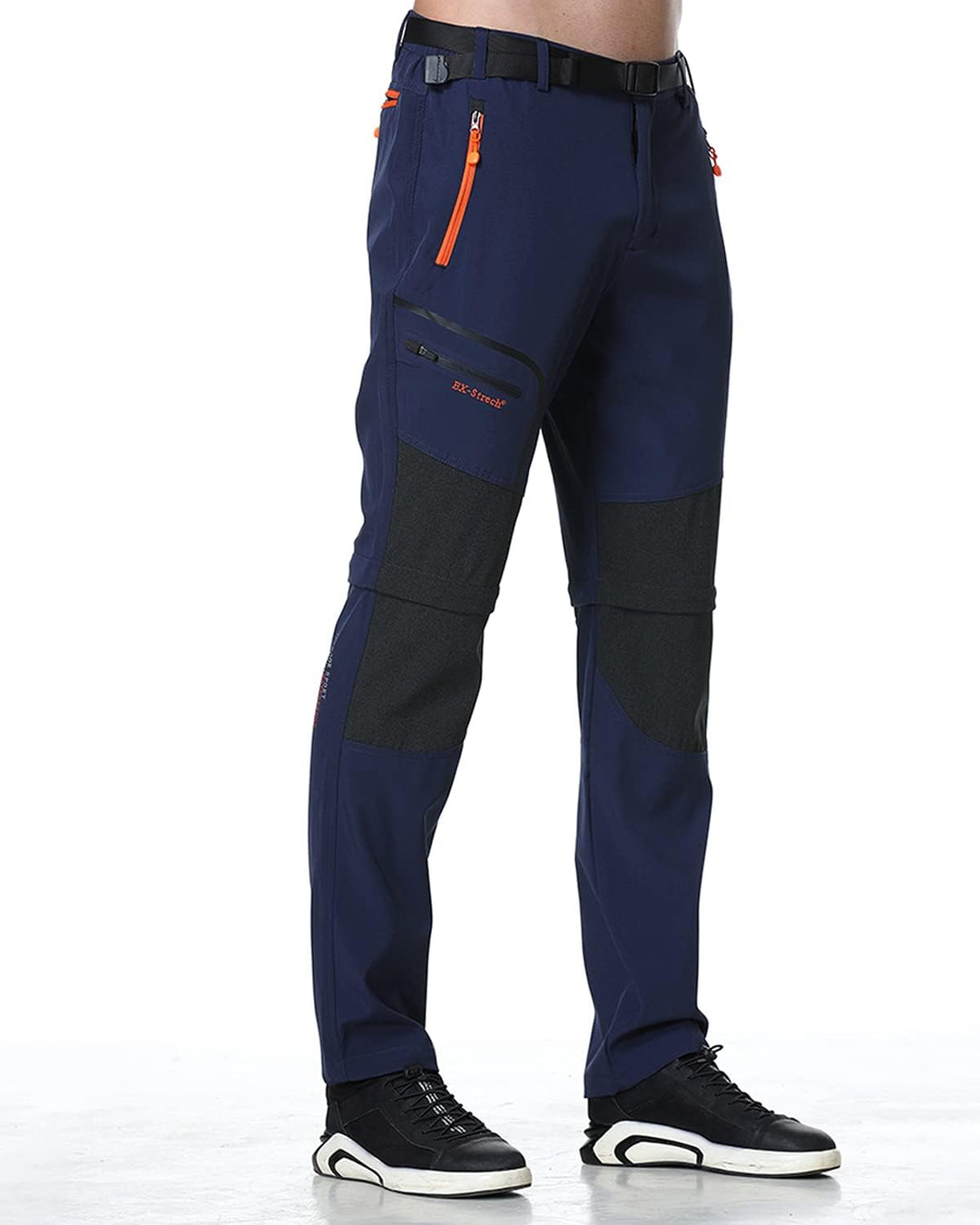 Herren Wanderhose Zip Off Trekkinghose Outdoorhose Wasserdicht Schnelltrocknend Softshellhose Abnehm