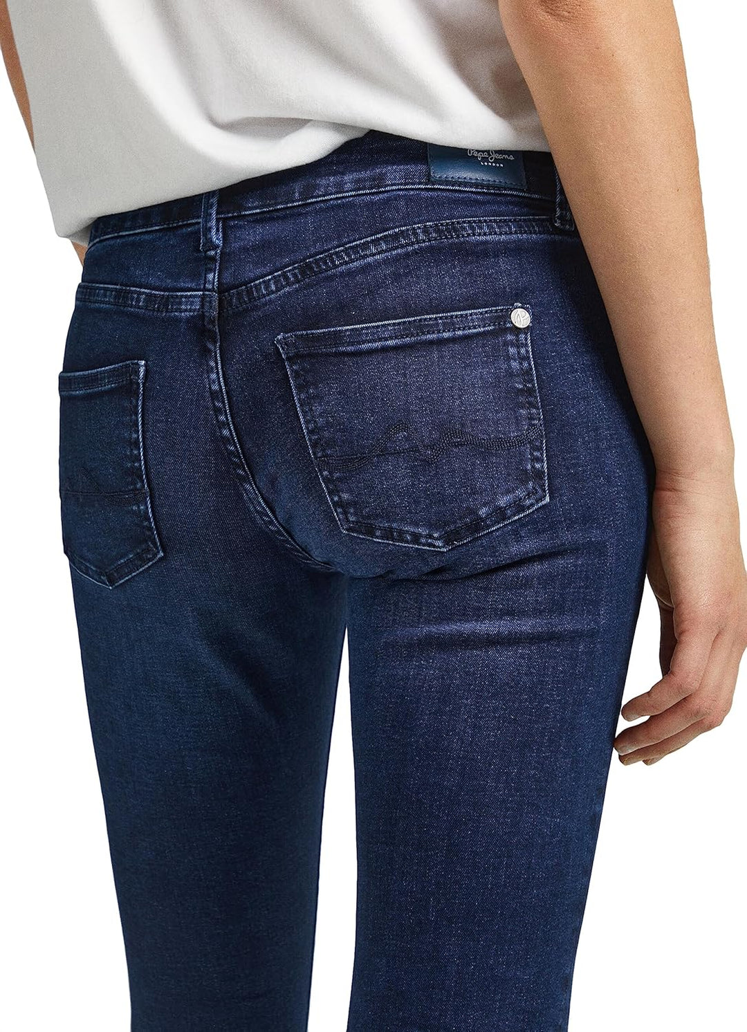 Pepe Jeans Damen Jeans Pixie 24W / 32L Blue (Denim-xv7), 24W / 32L Blue (Denim-xv7)
