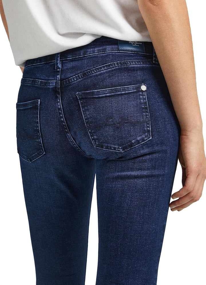 Pepe Jeans Damen Jeans Pixie 24W / 32L Blue (Denim-xv7), 24W / 32L Blue (Denim-xv7)