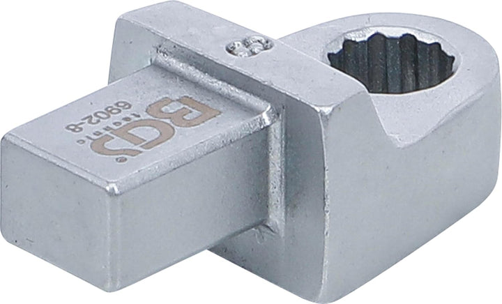 BGS 6902-8 | Einsteck-Ringschlüssel | 8 mm | Aufnahme 9 x 12 mm, 8 mm