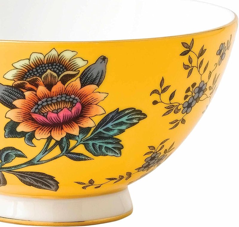 Wedgwood Wonderlust Bowl 4.3" Yellow Tonquin, Yellow Tonquin