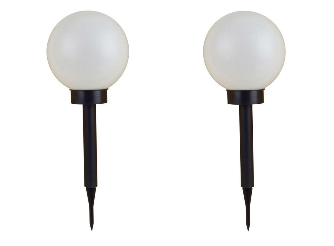 Solar Kugelleuchten 2er Set LED Gartenleuchten 3 in 1 Aussen Solarleuchten | BURI Solarleuchte mit D