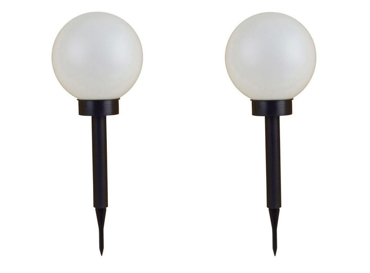 Solar Kugelleuchten 2er Set LED Gartenleuchten 3 in 1 Aussen Solarleuchten | BURI Solarleuchte mit D