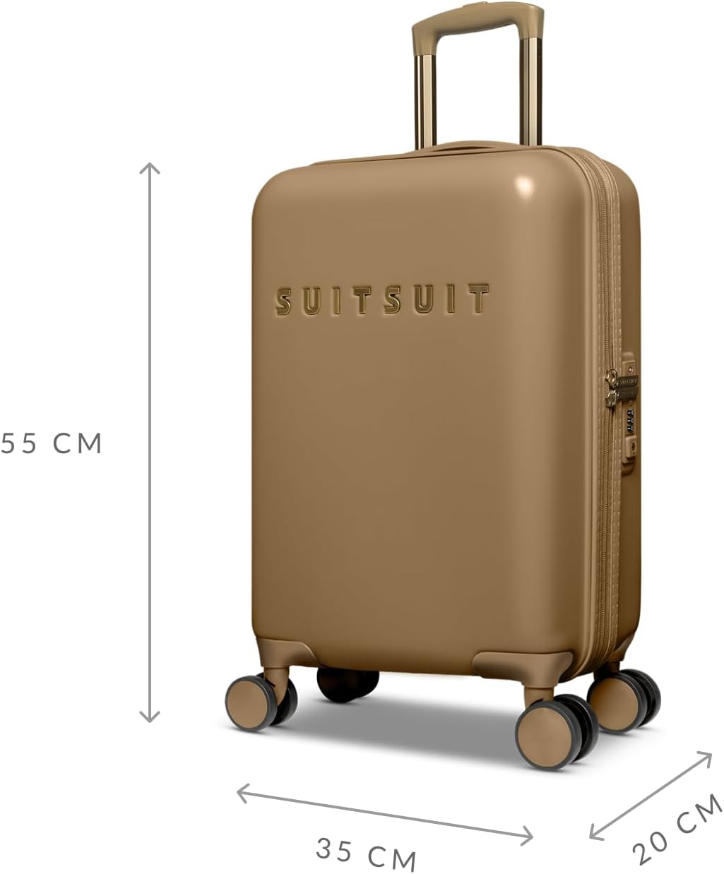 SUITSUIT Kofferset 2 teilig - Handgepäck Koffer - Reisekoffer Gross - Koffer Leicht - Hartschalenkof