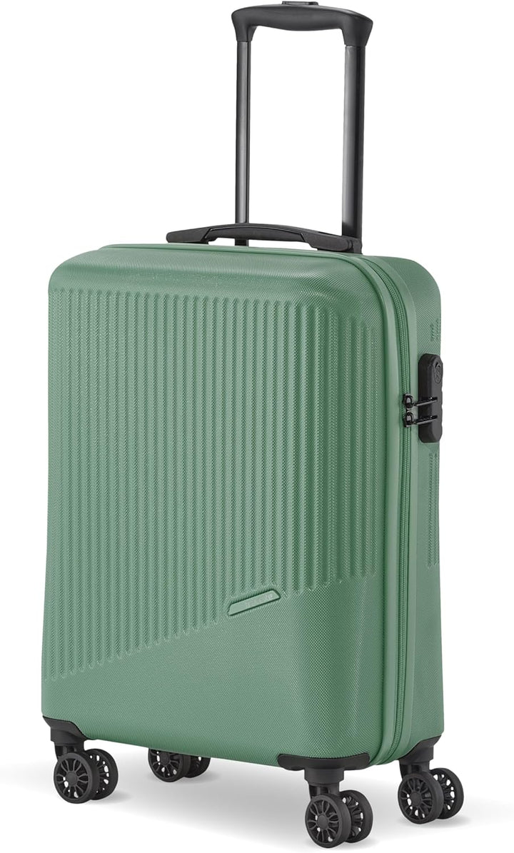 travelite 4-Rad Handgepäck Koffer klein 37 Liter, Gepäck Serie BALI: ABS Hartschalen Trolley erfüllt
