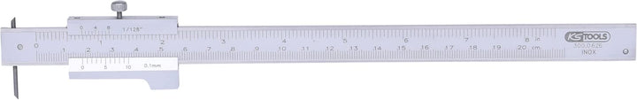 KS Tools 300.0626 Universalstreichmass mit Anschlagrolle, 200mm