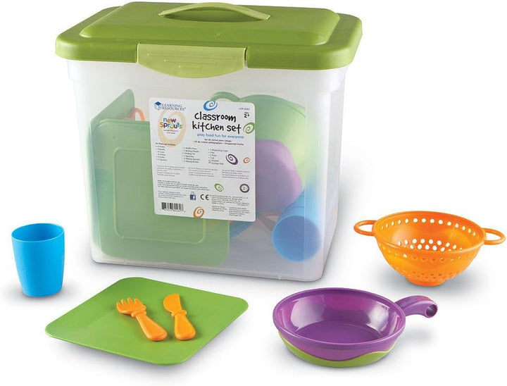 Learning Resources New Sprouts Spielküchenset für Gruppen Küchen-Set, Küchen-Set