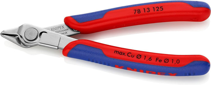 Knipex Electronic Super Knips® mit Mehrkomponenten-Hüllen 125 mm (SB-Karte/Blister) 78 13 125 SB Mit